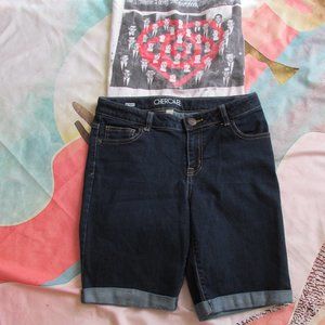 Dark Wash Jean Shorts